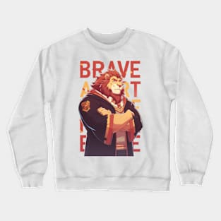 Lion Wizard - Brave - Fantasy Crewneck Sweatshirt